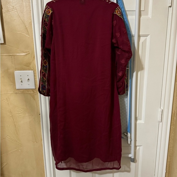 Eid / Diwali Pakistani/ Indian fancy kameez shalwar size large - Picture 5 of 7